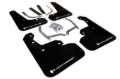 Picture of Rally Armor RAL UR Blk Flap/Wht Logo Mud Flaps - MF45-UR-BLK/WH