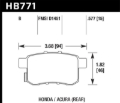 Picture of Hawk Performance HAWK HPS 5.0 Brake Pad Sets - HB771B.597