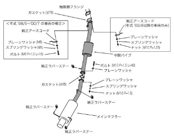 Picture of HKS Exhaust-Hi-Power Catback - 31006-AN016