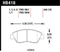 Picture of Hawk Performance HAWK Ceramic Brake Pad Sets - HB418Z.646