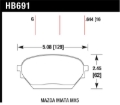 Picture of Hawk Performance HAWK DTC-60 Brake Pad Sets - HB691G.644