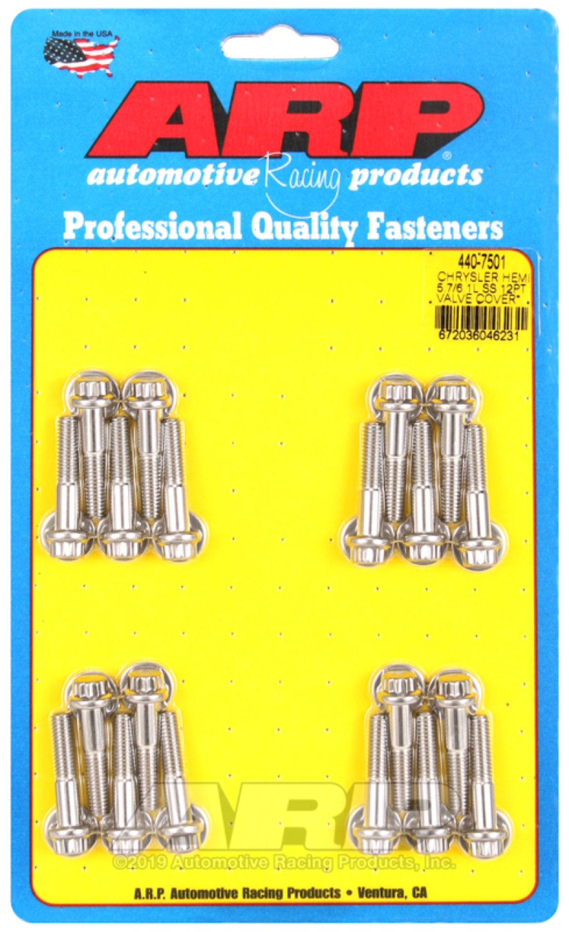 Picture of ARP Valve Cover Bolt Kit Hardware Kits - 440-7501