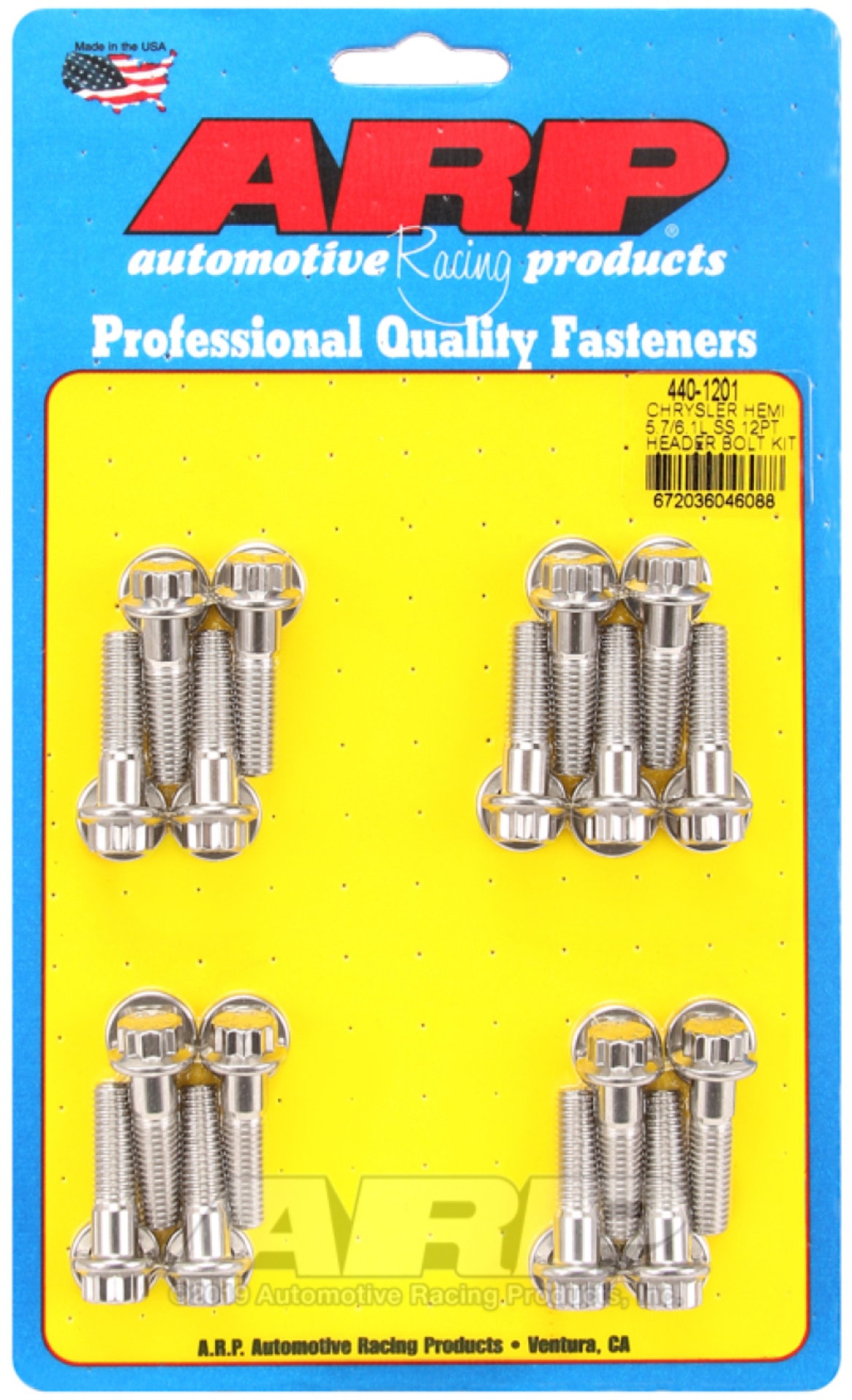 Picture of ARP Head Bolt Kits Head Stud & Bolt Kits - 440-1201
