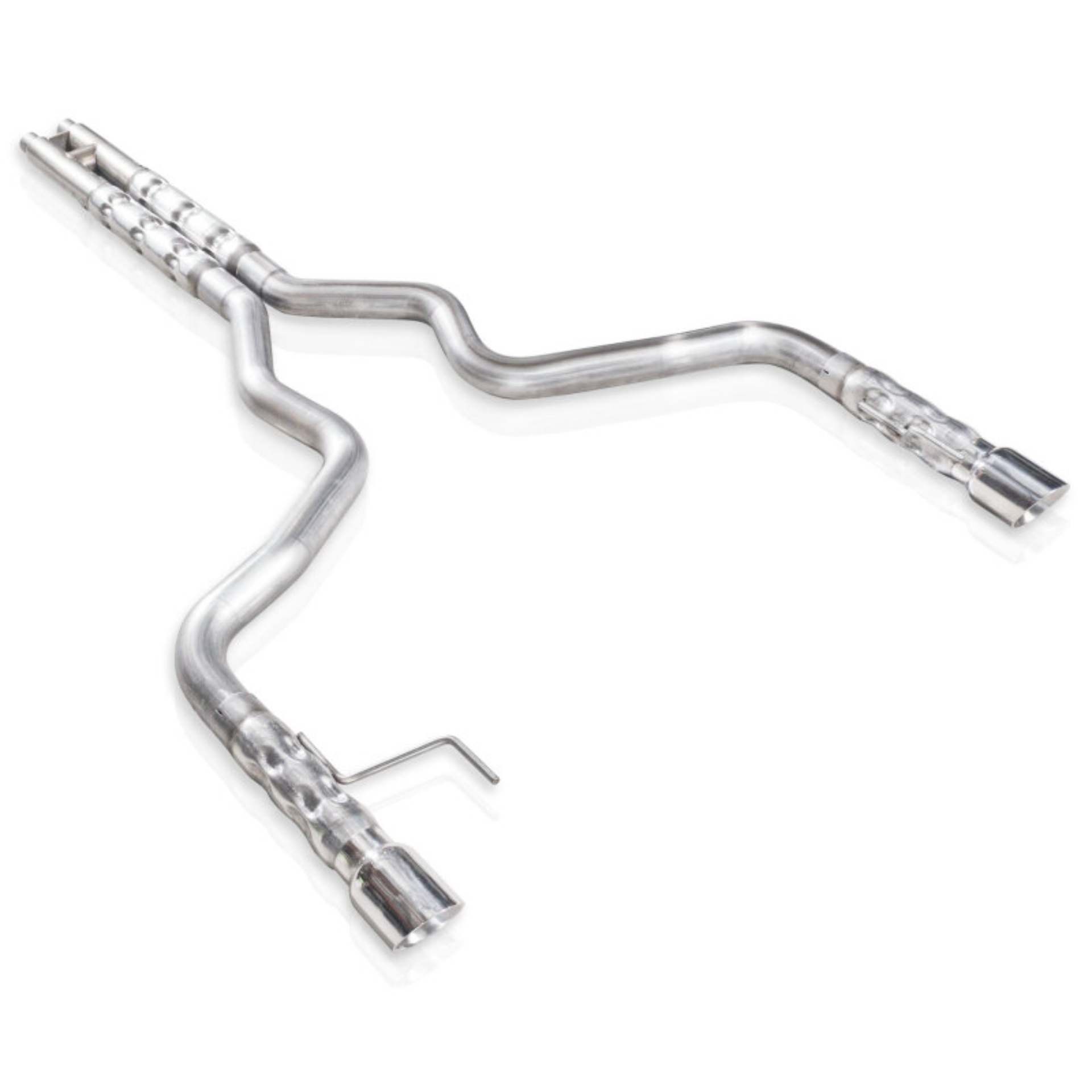 Picture of Stainless Works Ford Mustang Dual Exhaust.