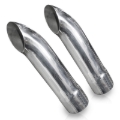 Picture of Stainless Works, Short turn down stainless steel style tips.