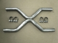 Picture of Stainless Works, 2" X-style universal crossover kit.