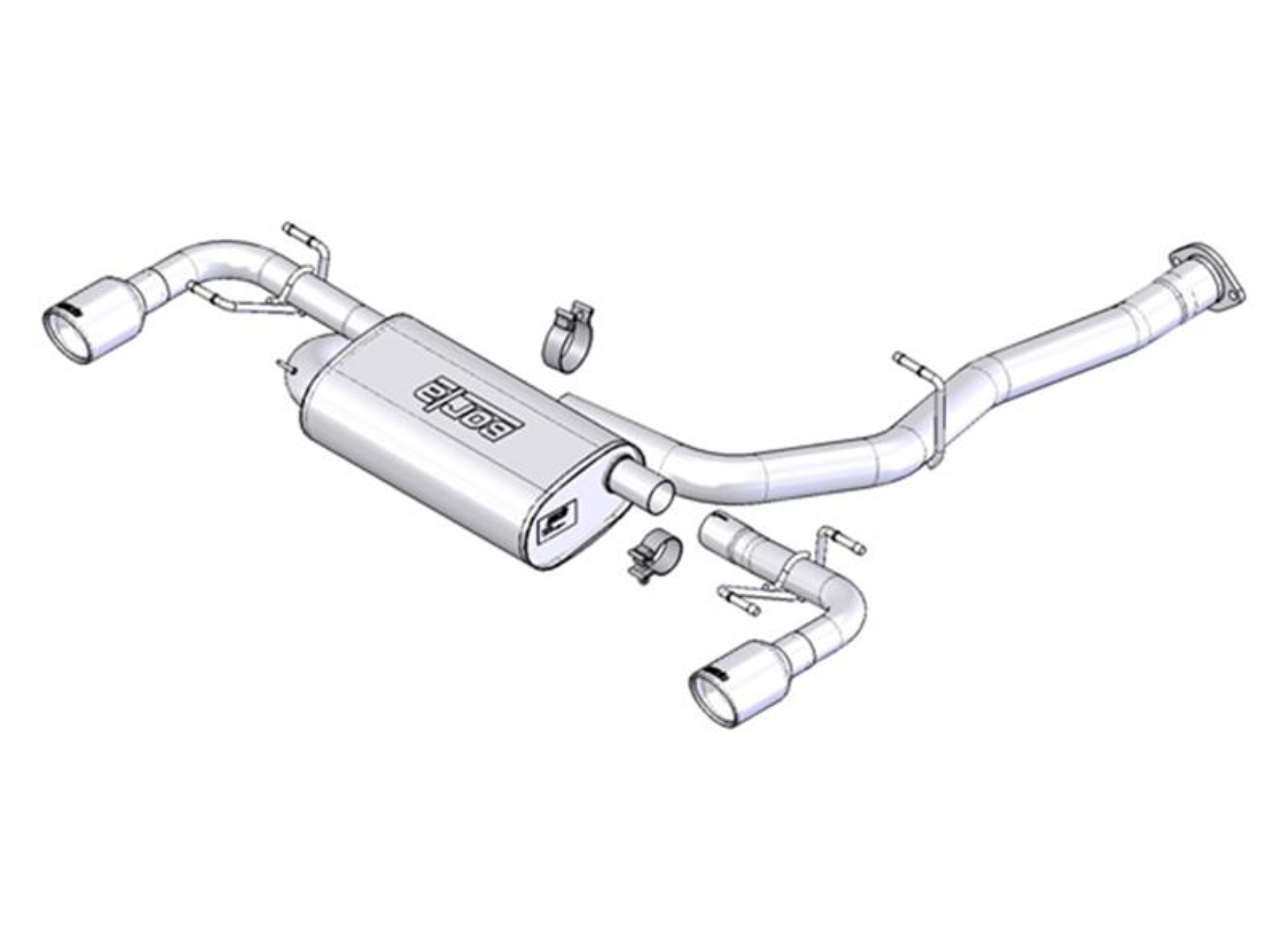 Picture of Borla BOR Cat Back (no des) - 1014015