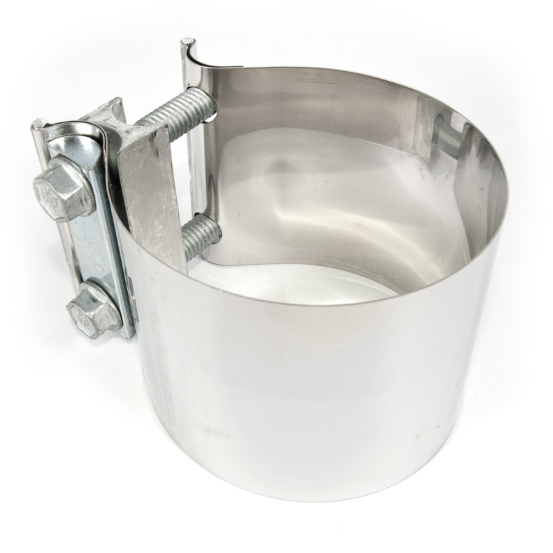 Picture of Stainless Works, 3" ID wide accuseal thick high torque band clamp kit.
