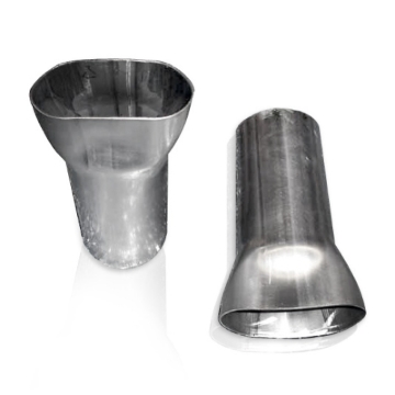 Picture of Stainless Works, 2-way Formed Collector 2" dual inlet 3" single outlet