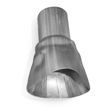Picture of Stainless Works, 3-way Formed Collector 1-3/4" Primaries 2-1/4" OD outlet.