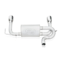 Picture of Stainless Works Jeep Wrangler Axle back Exhaust.
