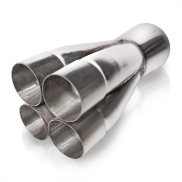 Picture of Stainless Works, Merge Collector 2-1/2" Primaries 5" OD outlet.