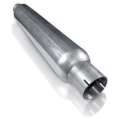 Picture of Stainless Works, Smooth tube 304 stainless steel style muffler.