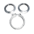 Picture of Stainless Works, V-band kit for 3" tubing. Kit includes clamp & flanges.
