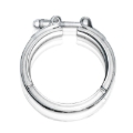 Picture of Stainless Works, V-band clamp only for 3-1/2" tubing only. No sealing flanges