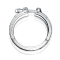 Picture of Stainless Works, V-band clamp only for 2-1/2" tubing only. No sealing flanges