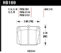 Picture of Hawk Performance HAWK Black Brake Pad Sets - HB169M.560