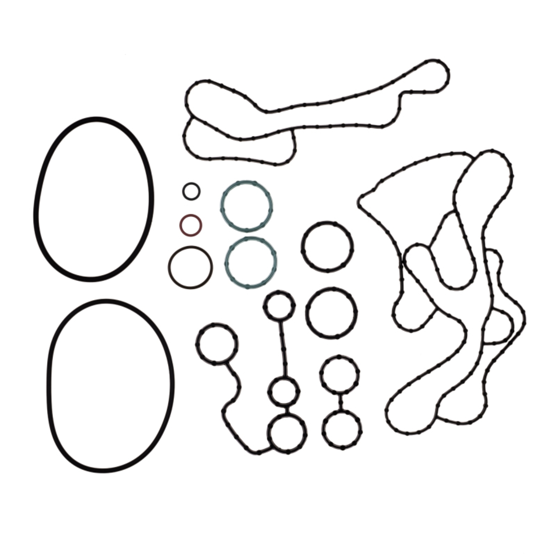 Picture of Cometic Gasket CG Oil Pan Gaskets Gasket Kits - C15156