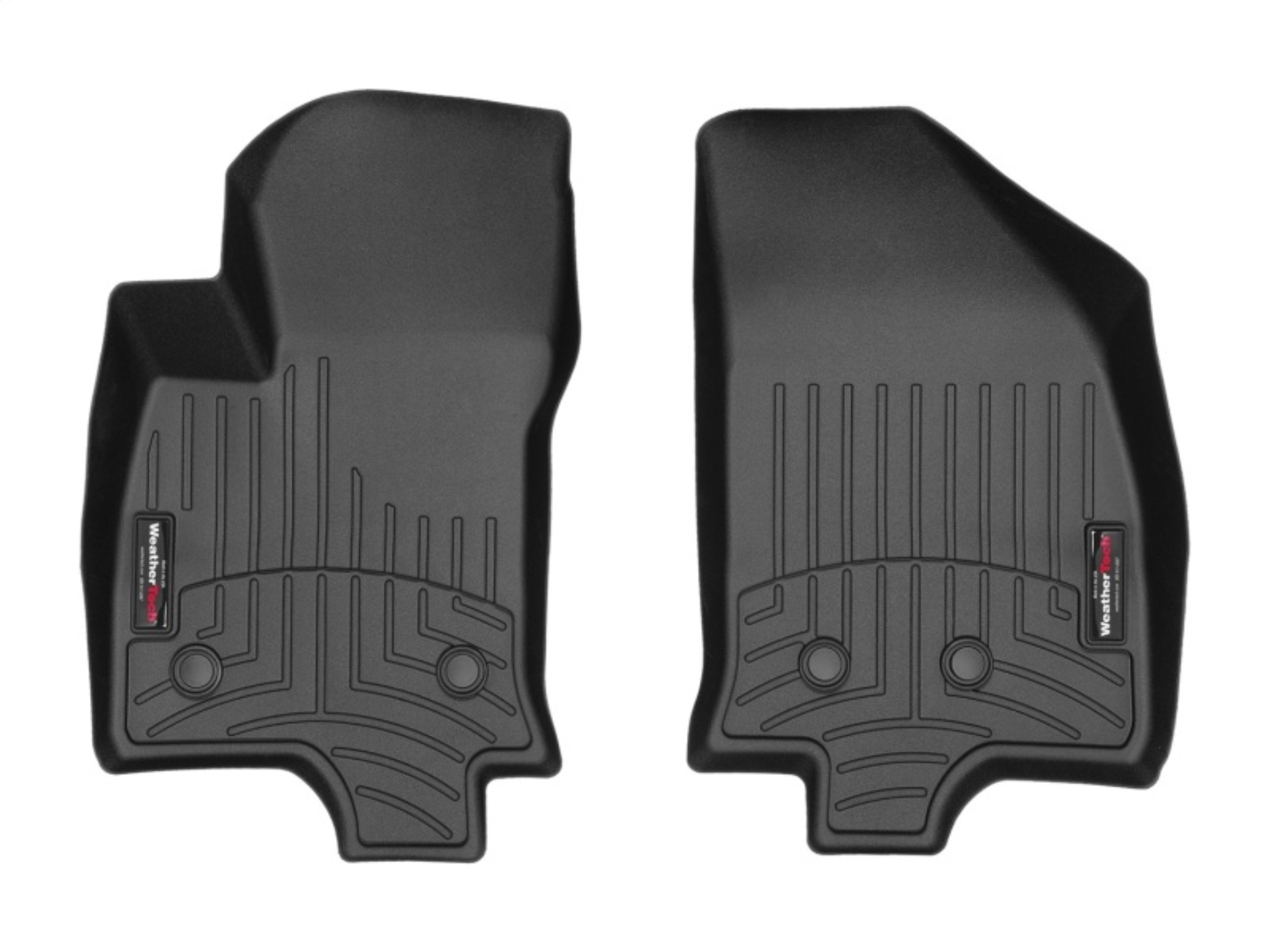Picture of WeatherTech WT FloorLiner-Front-Blk Floor Mats - 449381