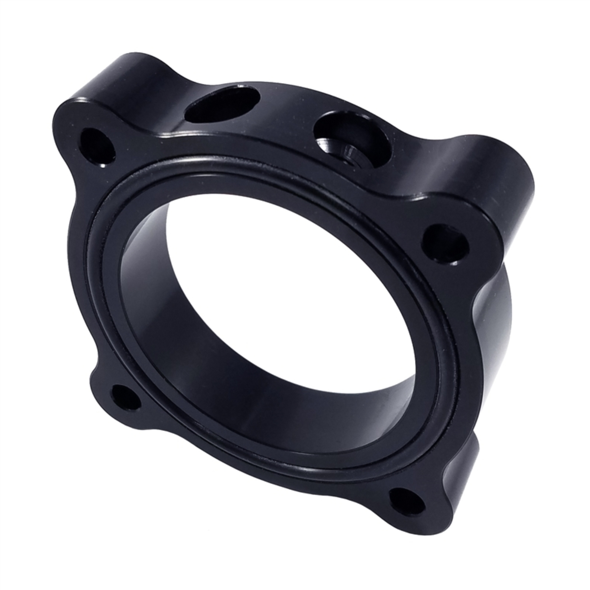 Picture of Torque Solution TQS TB Spacer-Black Throttle Body Spacers - TS-TBS-033