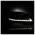 Picture of Spyder Toyota Sienna 2011-2014  Projector Headlights - DRL LED - Black PRO-YD-TSEN11-DRL-BK