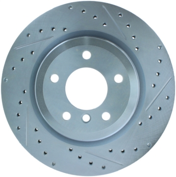 Picture of Select Sport Drilled and Slotted Brake Rotor; Rear Left