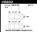 Picture of Hawk Performance HAWK DTC-60 Brake Pad Sets - HB802G.661