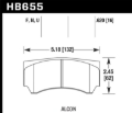 Picture of Hawk Performance HAWK HPS 5.0 Brake Pad Sets - HB655B.620