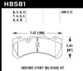 Picture of Hawk Performance HAWK DTC-80 Brake Pad Sets - HB581Q.660