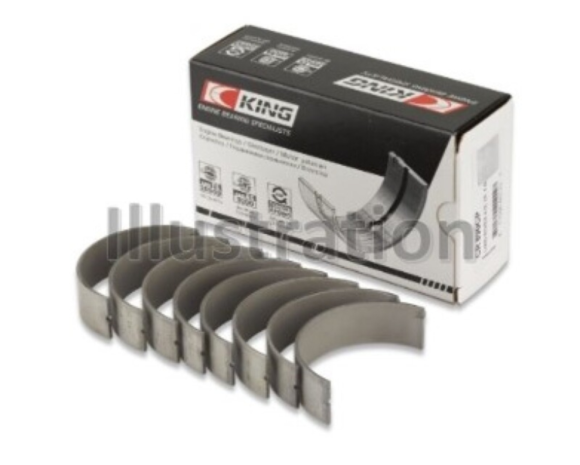 Picture of King Engine Bearings KING Connecting Rod Bearings - CR4400CP