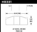 Picture of Hawk Performance HAWK DTC-80 Brake Pad Sets - HB331Q1.17