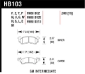Picture of Hawk Performance HAWK Blue 9012 Brake Pad Sets - HB103E.590