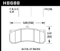 Picture of Hawk Performance HAWK Ceramic Brake Pad Sets Front - HB688Z.710