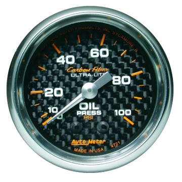 Picture of AutoMeter AM Carbon Fiber Gauges - 4721