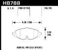 Picture of Hawk Performance HAWK HPS Brake Pad Sets - HB788F.745