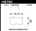 Picture of Hawk Performance HAWK Ceramic Brake Pad Sets - HB795Z.618
