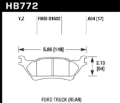 Picture of Hawk Performance HAWK Ceramic Brake Pad Sets - HB772Z.654