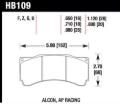 Picture of Hawk Performance HAWK DTC-70 Brake Pad Sets Rear - HB109U1.12