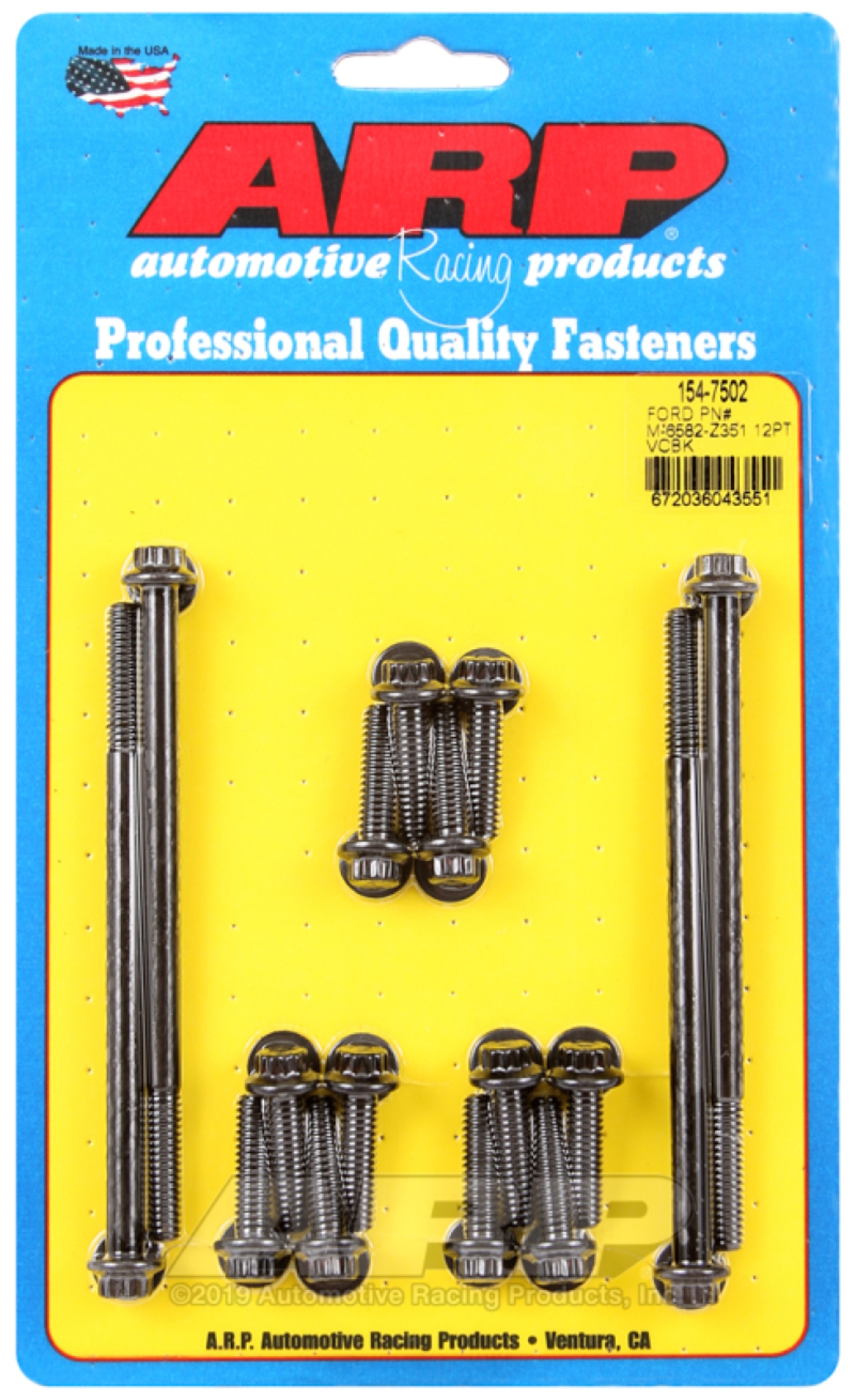 Picture of ARP Valve Cover Bolt Kit Hardware Kits - 154-7502