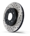 Picture of Select Sport Drilled and Slotted Brake Rotor; Rear Left