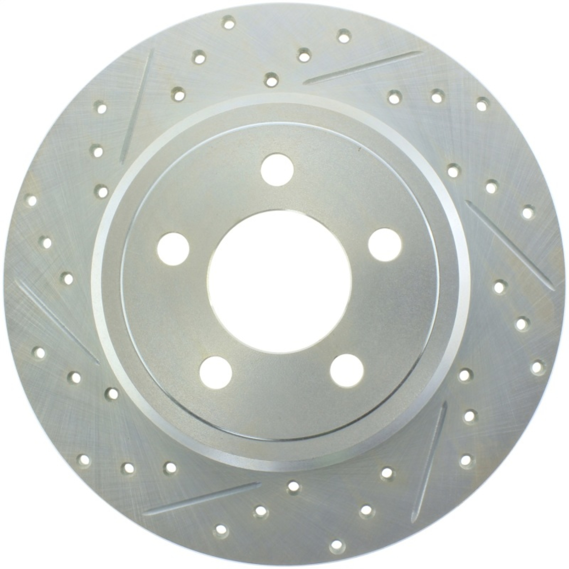 Picture of Select Sport Drilled and Slotted Brake Rotor; Rear Right