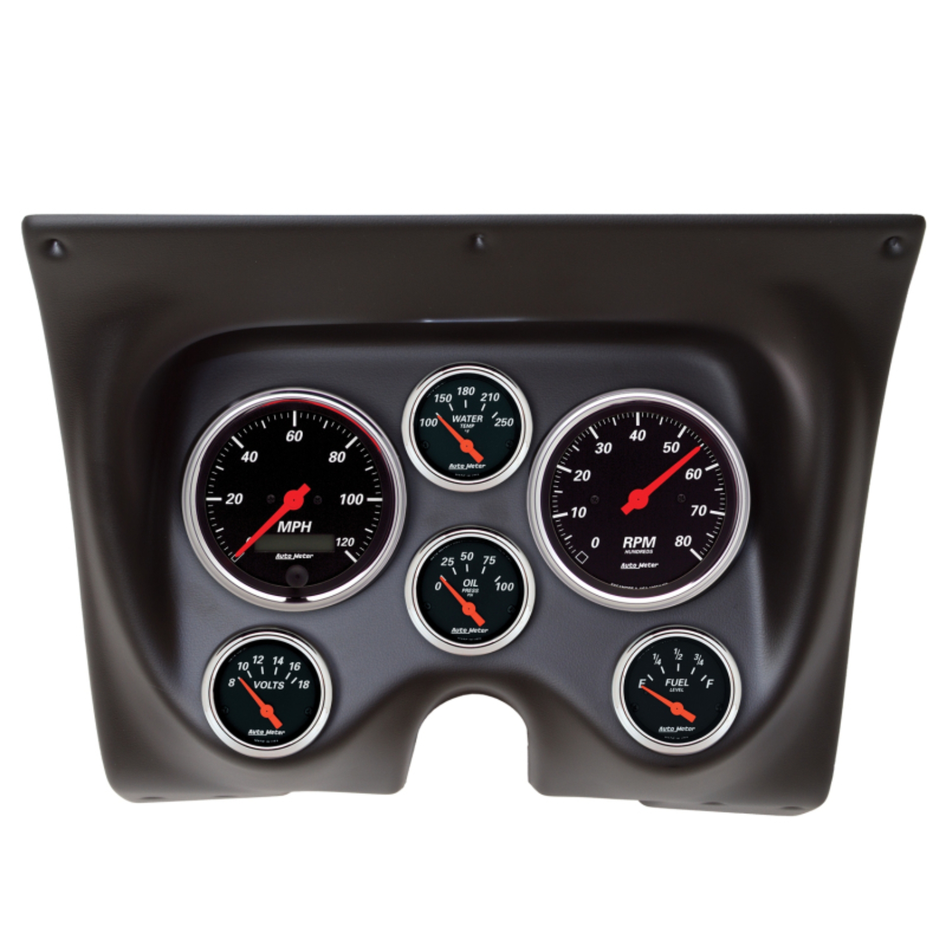 Picture of AutoMeter AM Designer Black Gauges - 7020-DB