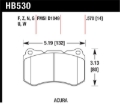 Picture of Hawk Performance HAWK Ceramic Brake Pad Sets - HB530Z.570