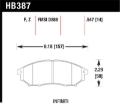 Picture of Hawk Performance HAWK Ceramic Brake Pad Sets - HB387Z.547