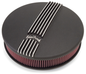 Picture of Classic Series Black Round Cast Air Cleaner for Single 4-bbl Carb-3in. Element
