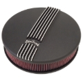 Picture of Classic Series Black Round Cast Air Cleaner for Single 4-bbl Carb-3in. Element