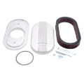 Picture of Classic Series Satin Small Oval Cast Air Cleaner for Single 4-bbl Carb