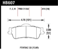 Picture of Hawk Performance HAWK Ceramic Brake Pad Sets - HB607Z.616