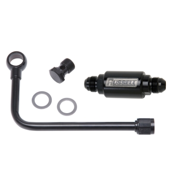 Picture of Fuel Line #81343 Black Steel Fuel Line With Black Anodized Aluminum Filter
