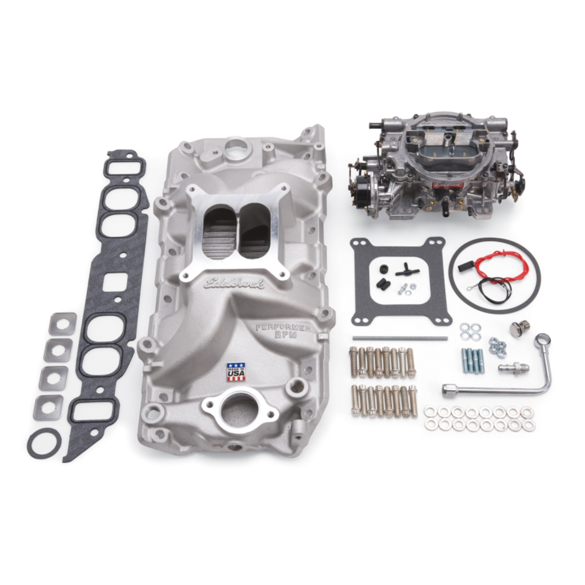 Picture of Single-Quad Manifold and carb Kit for Big-Block Chevy Oval Port